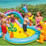 Piscina infantil Centro juegos hinchable dinos