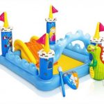 piscina para niño Castillo con Tobogan Inflable